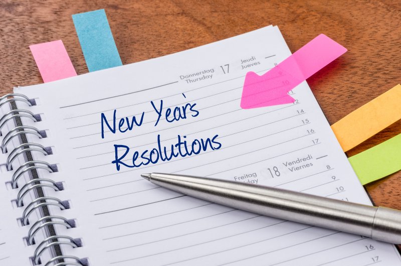 new years resolutions in journal